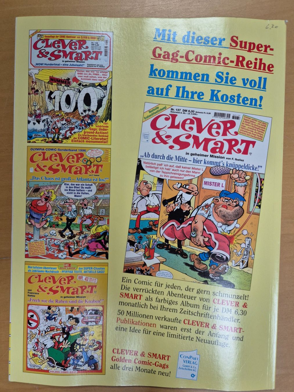 Fumetti: Clever & Smart Nr. 46 3. Auflage – Usato da Oensingen venduto da Pogomachine 1