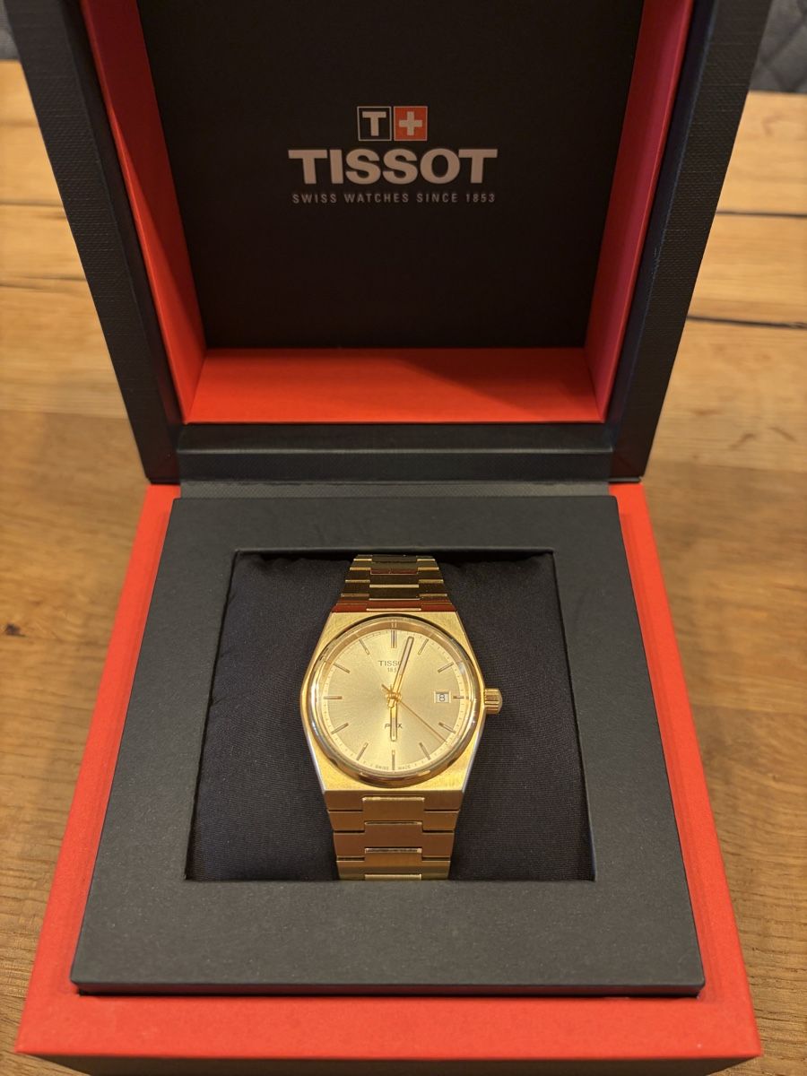 Tissot Uhren: Tissot PRX 35 Uhr Goldfarben – Neu (gemäss Beschreibung) aus Felben Wellhausen von and_rh6j 1