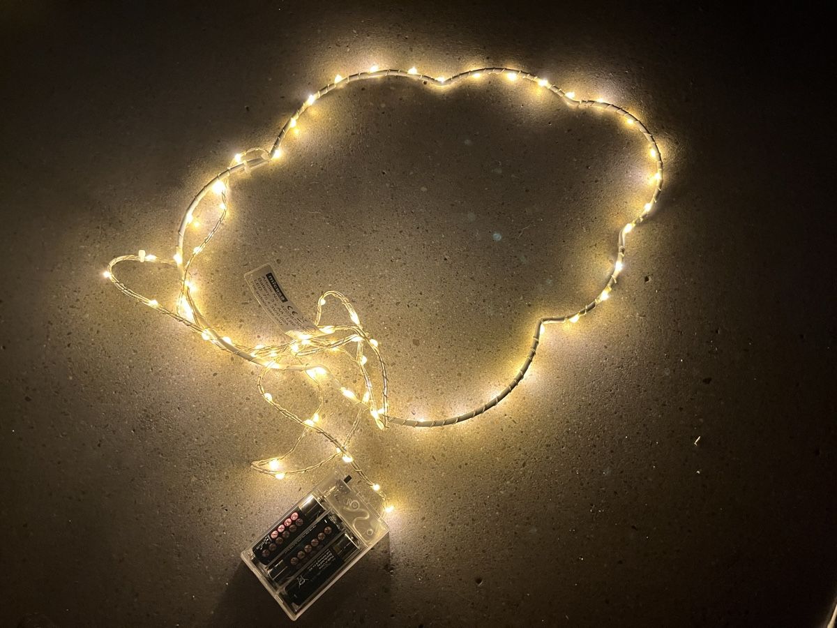 Migros Ghirlande e barre luminose: LED Lichter Metallwolke – Usato da Baden venduto da lupa5400