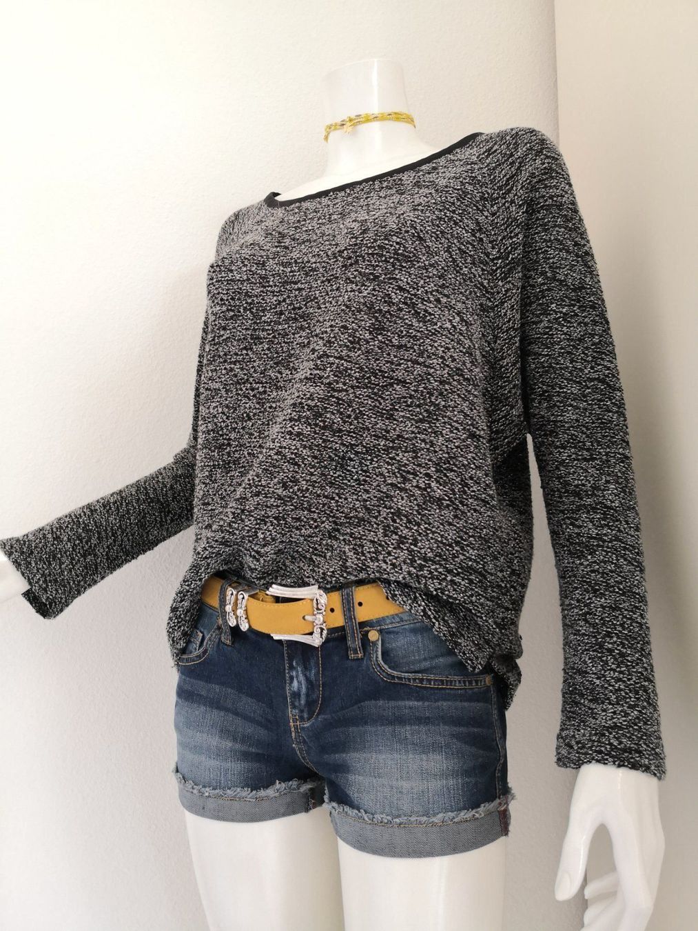 Mango Maglioni & Felpe: 🤩MANGO STRICK PULLOVER ANTRAZIT & SILBERFADEN NEU & D&G P. – Nuovo (secondo la descrizione) da Olten venduto da Naja-Twins-Twins 4