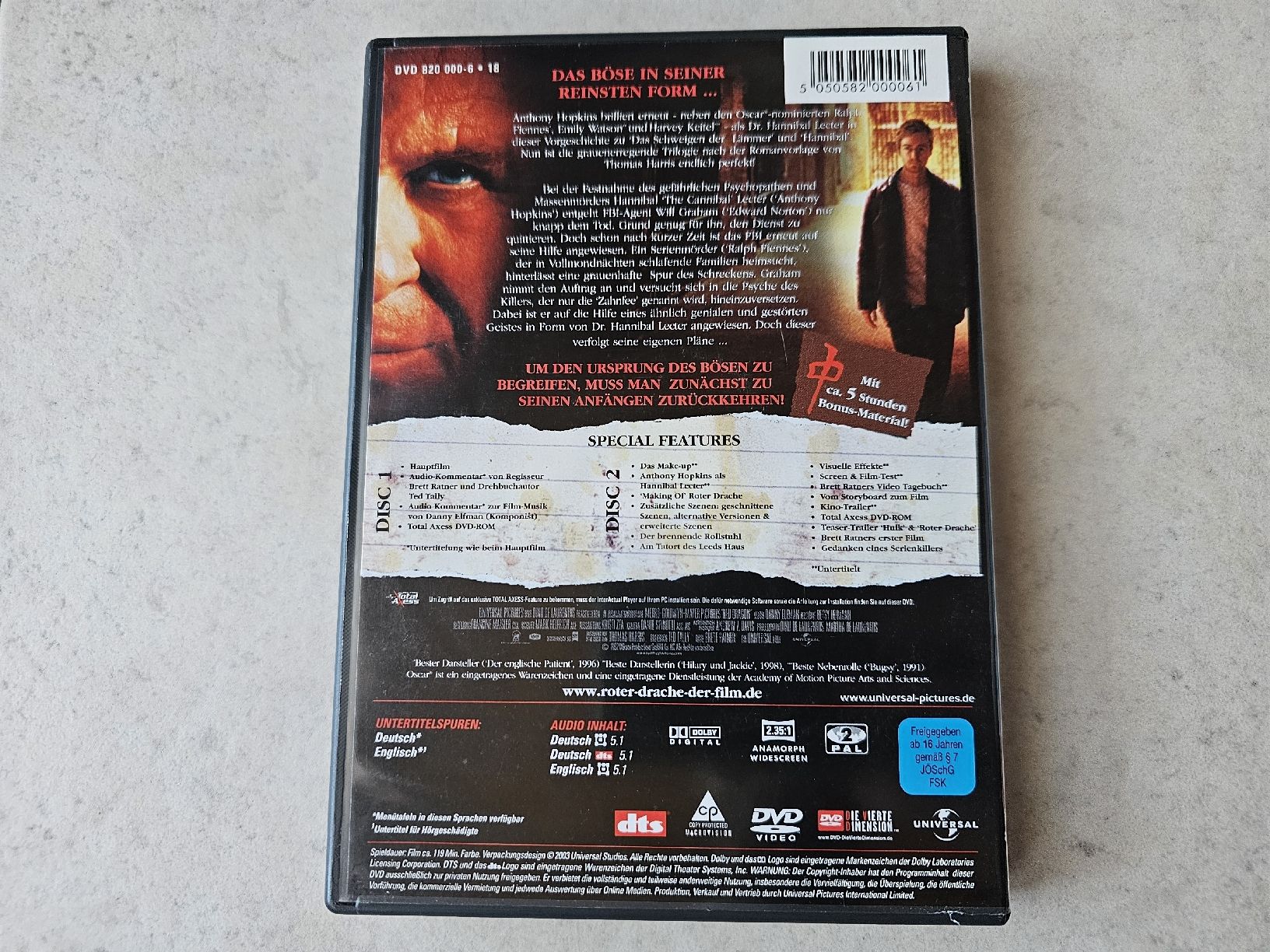 Tutti i DVDs: Roter Drache  -  2 Disc Edition – Usato da Schneisingen venduto da backstore24 1