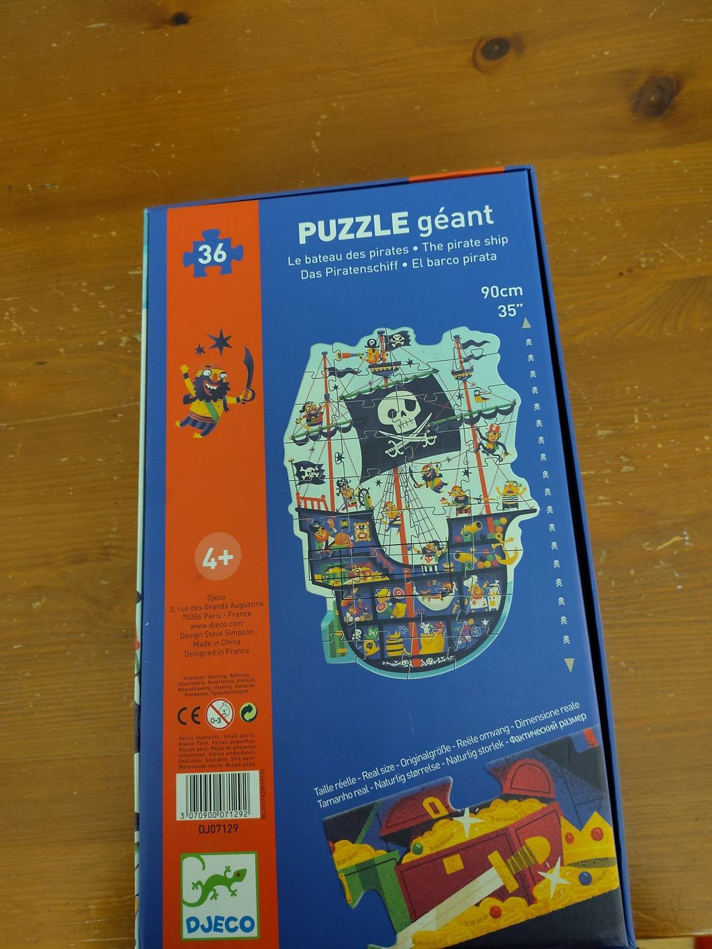 Djeco Puzzle: Piratenschiff puzzel, 36 stk. – Usato da Zürich venduto da isthatablatt 1