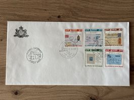 Enveloppe premier jour San Marino avec timbres