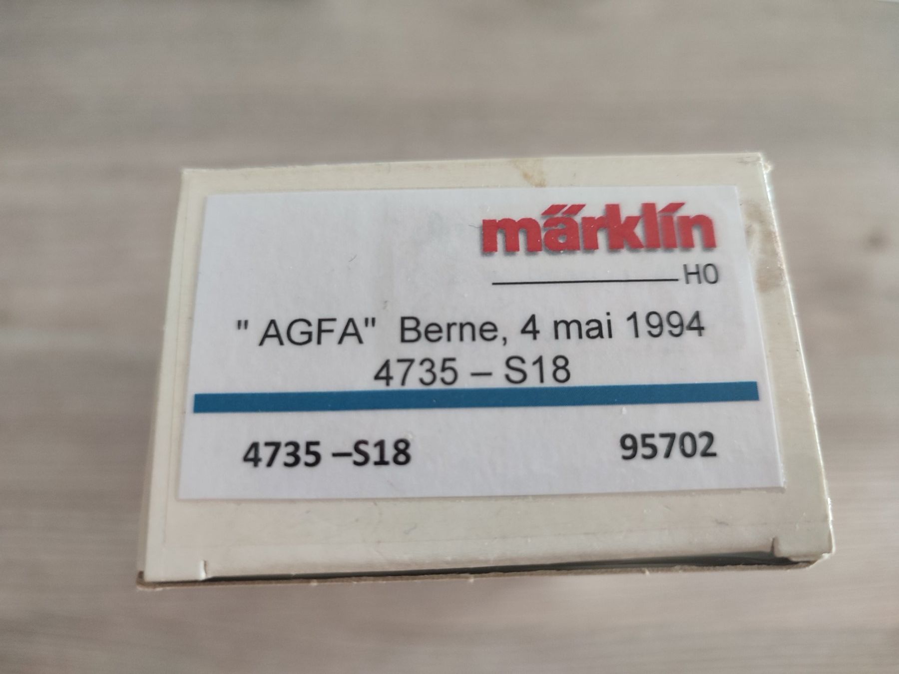 Märklin Modellini di ferrovie: Märklin H0 4735 AGFA-Wagen – Usato da Röschenz venduto da elefant91 2