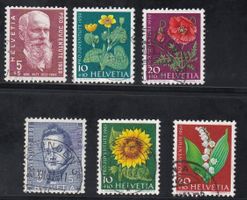 Timbres suisses Pro Juventute 1959 et 1961