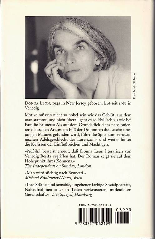 Bücher: Donna Leon: Nobiltà – Gebraucht aus Zürich von Scherzando 1