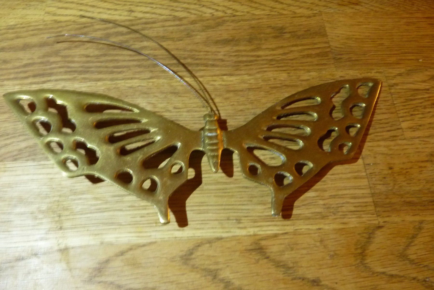 Statuette: Schöne Schmetterling Messing Figur 21cm – Usato da Hochfelden venduto da swissice 5