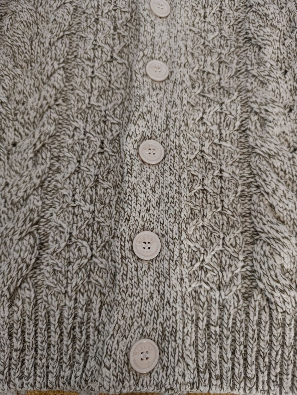 Giacche: Marke: Blauer USA, Baumwolle Strickjacke, Gr.L – Usato da Wil SG venduto da Donaldus 3