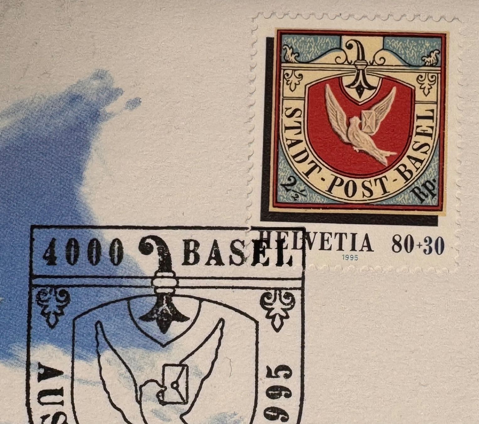 Tutti le monete: Numisbrief 150 Jahre Basler Taube – Usato da Andwil SG venduto da Ariisa1234 4