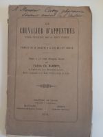 Chevalier d'Appenthel, rare édition de 1879, Fribourg!