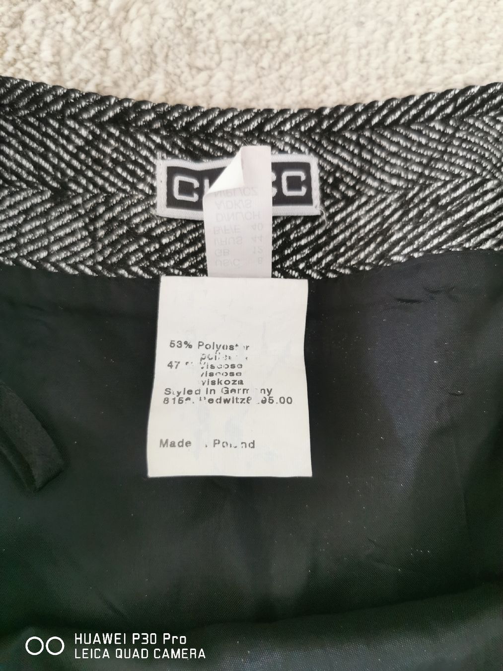 Röcke: Schicker Rock, Bleistiftform, schwarz-weiss Muster, Gr. 36 – Neu (gemäss Beschreibung) aus Erlenbach ZH von alisamilana 2