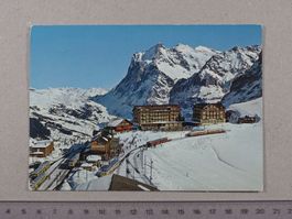 Kleine Scheidegg, Bahn, Bahnhof, 1975, Wetterhorn