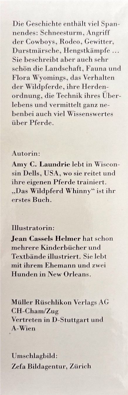 Libri: Das Wildpferd Whinny – Nuovo (secondo la descrizione) da Sarnen venduto da Livres 3