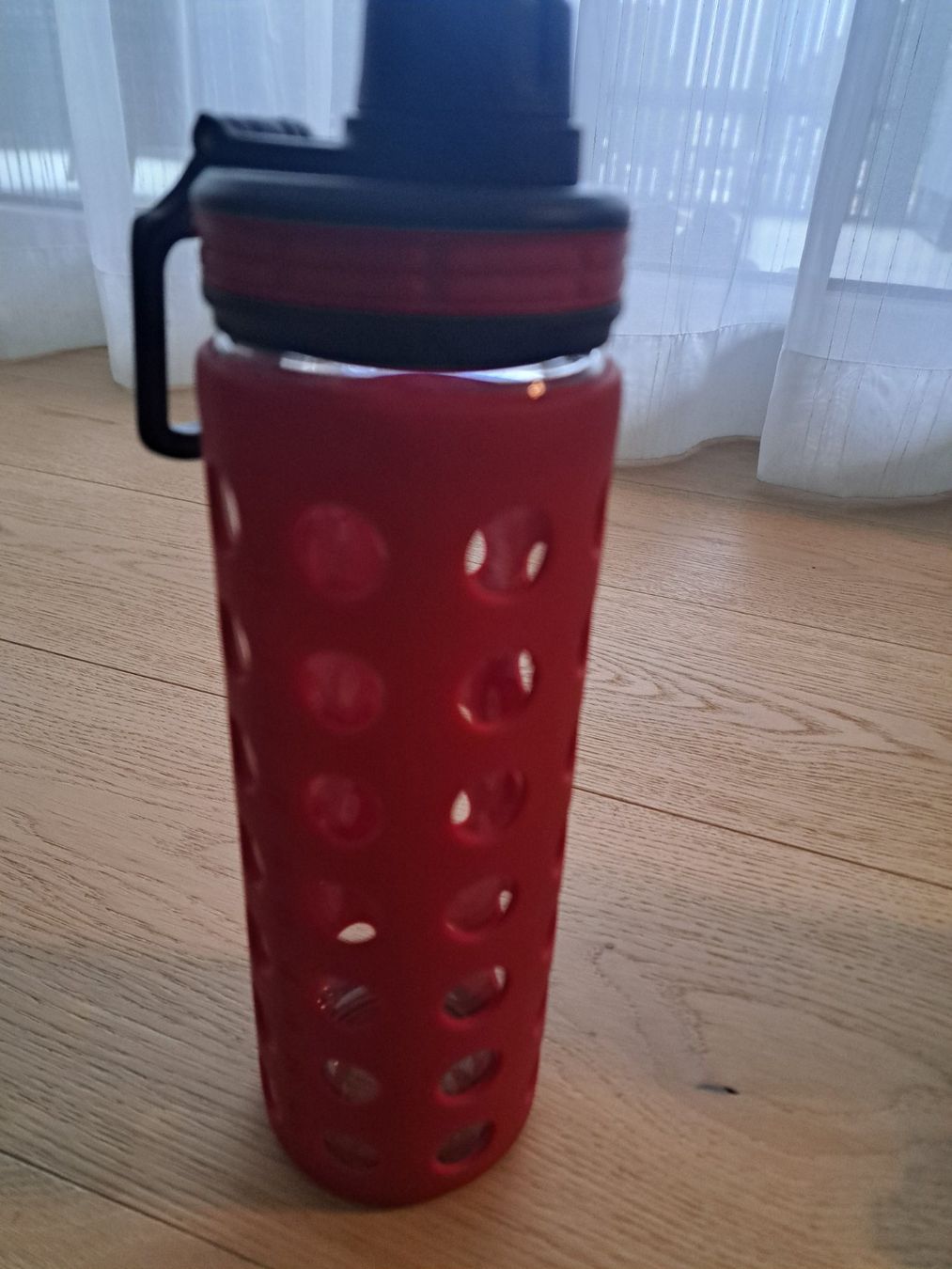 Borracce & Thermos: Lifefactory 550-ml-Glas-Trinkflasche mit Silikonhülle – Nuovo (secondo la descrizione) da Adlikon b.Regensdf venduto da didi_c 1