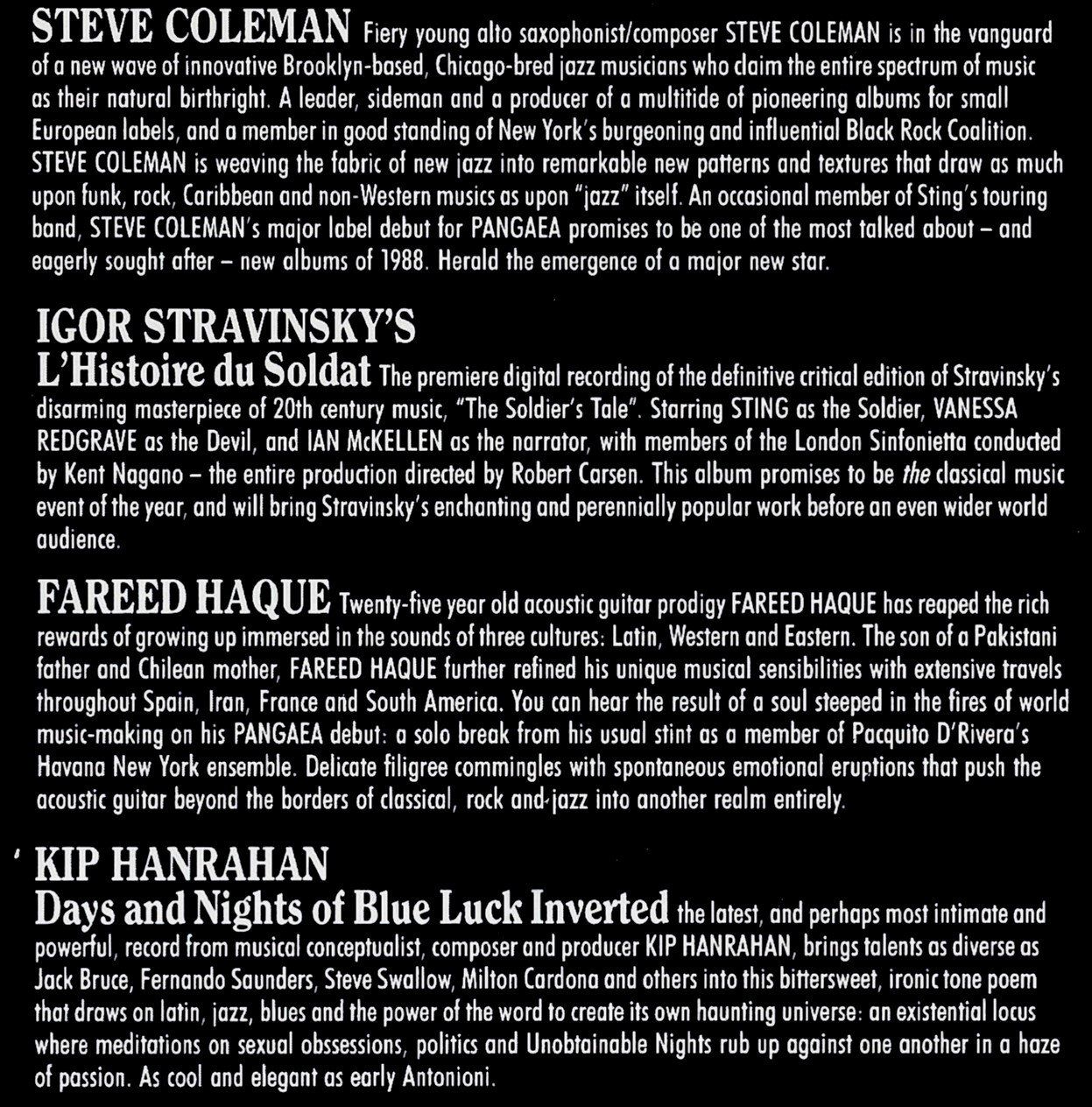 CDs: Creative Anarchy DARK TO LIGHT Kip Hanrahan Steve Coleman CD – Gebraucht aus Kandergrund von Sososo 5