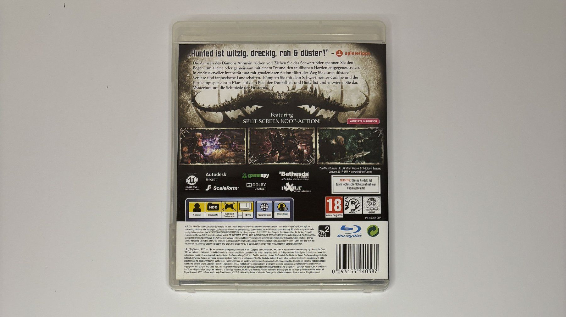 Giochi: PS3 - Hunted: The Demon's Forge – Usato da Allschwil venduto da Bullach 2