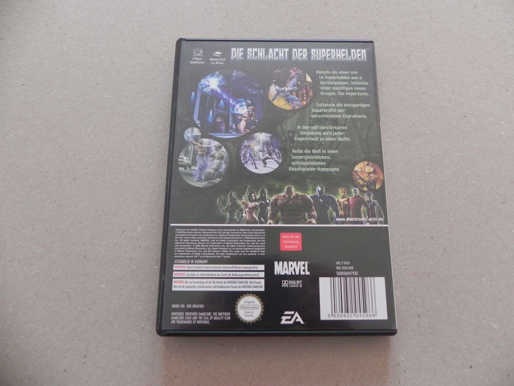 Nintendo Giochi: Nintendo GC Gamecube Spiel Marvel Nemesis 2005 Imperfects – Usato da Siebnen venduto da krimsie 1