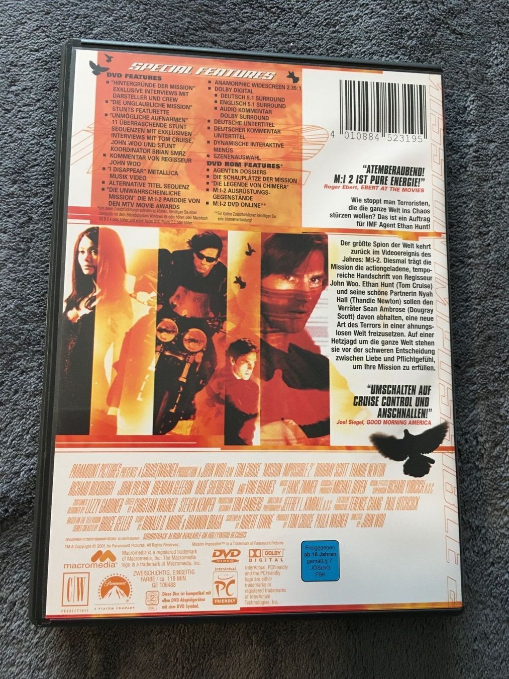 Tutti i DVDs: DVD Mission Impossible 2 – Usato da Regensdorf venduto da scheissspiel 1