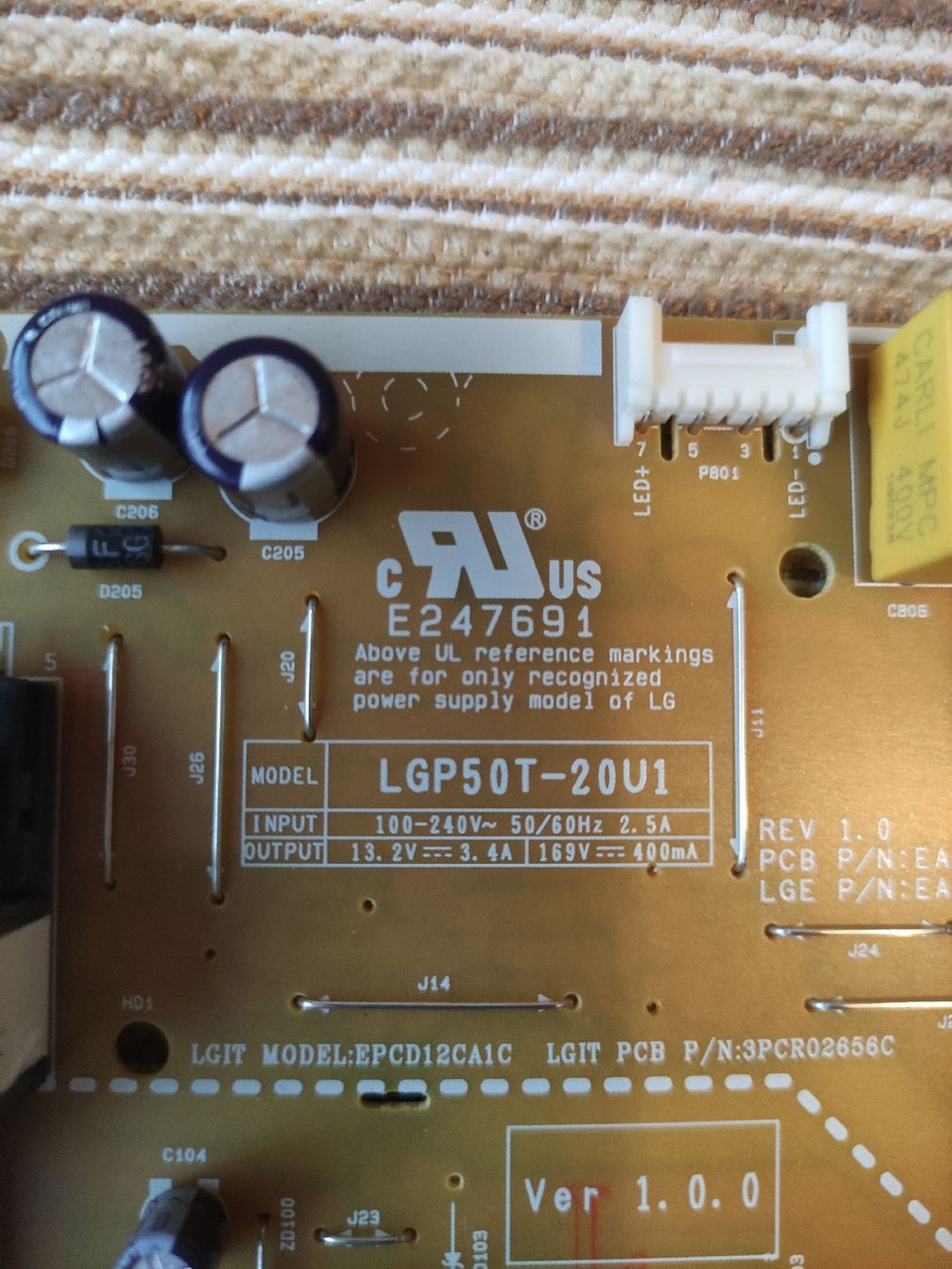 LG Televisori: LG 50UP7500 Powerboard – Usato da Bern venduto da unnaturalBlues 1