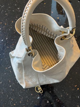 Louis Vuitton Tasche Weiss Leder