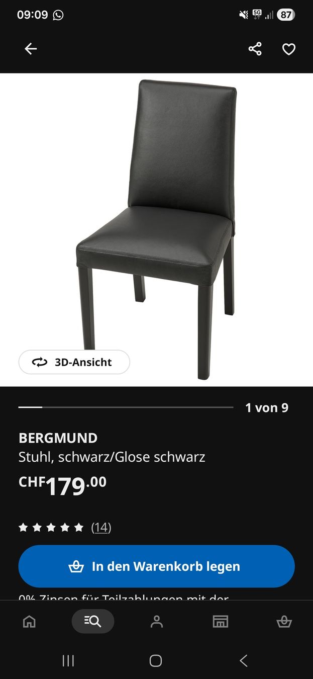 Ikea Sedie: Lederstuhl – Usato da Zug venduto da nic_wlj8 4