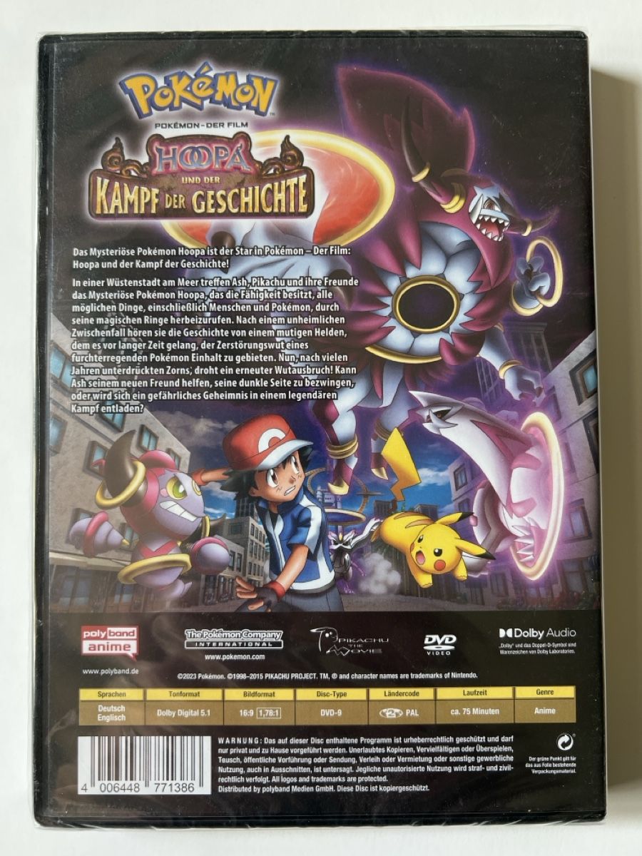 Tutti i DVDs: Pokemon Hoopa und der Kampf der Geschichte  – Nuovo e nell'imballaggio originale da Luzern venduto da nochnichtaltpapier 1
