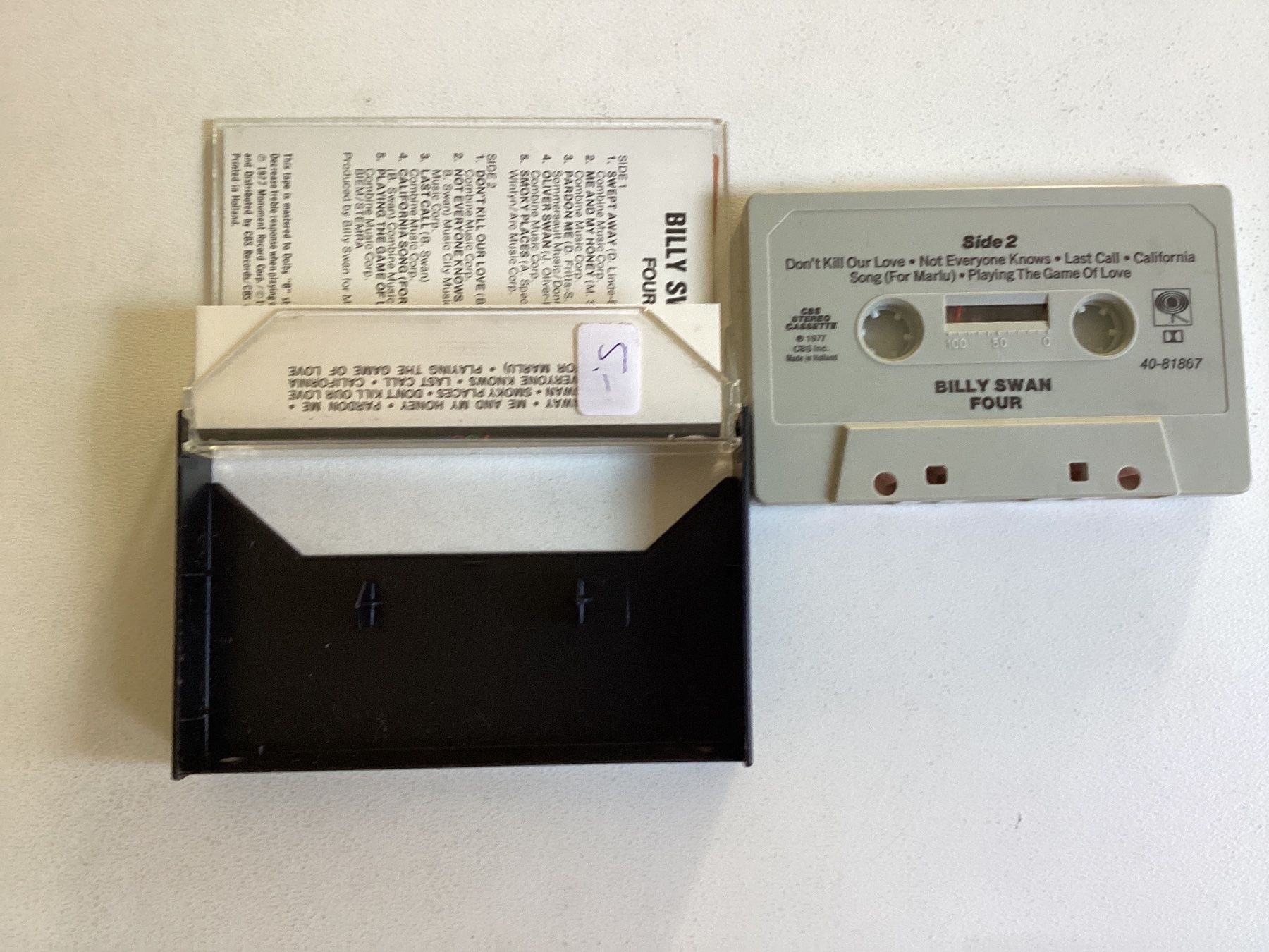 Musicassette: Billy Swan MC - Four – Nuovo (secondo la descrizione) da Gutenswil venduto da Hamzian 1