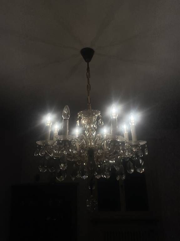 Lampadari & plafoniere: antiker Kristall-Kronleuchter – Usato da Schaffhausen venduto da livianoa