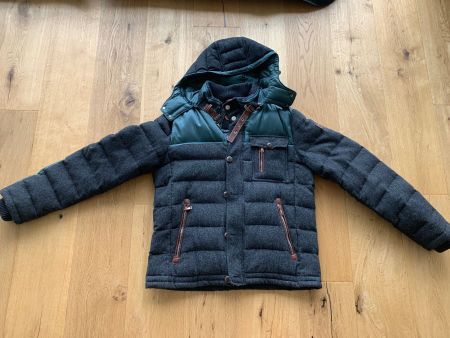 Neuer PREIS Winterjacke Herren L, Top Marke Handstich