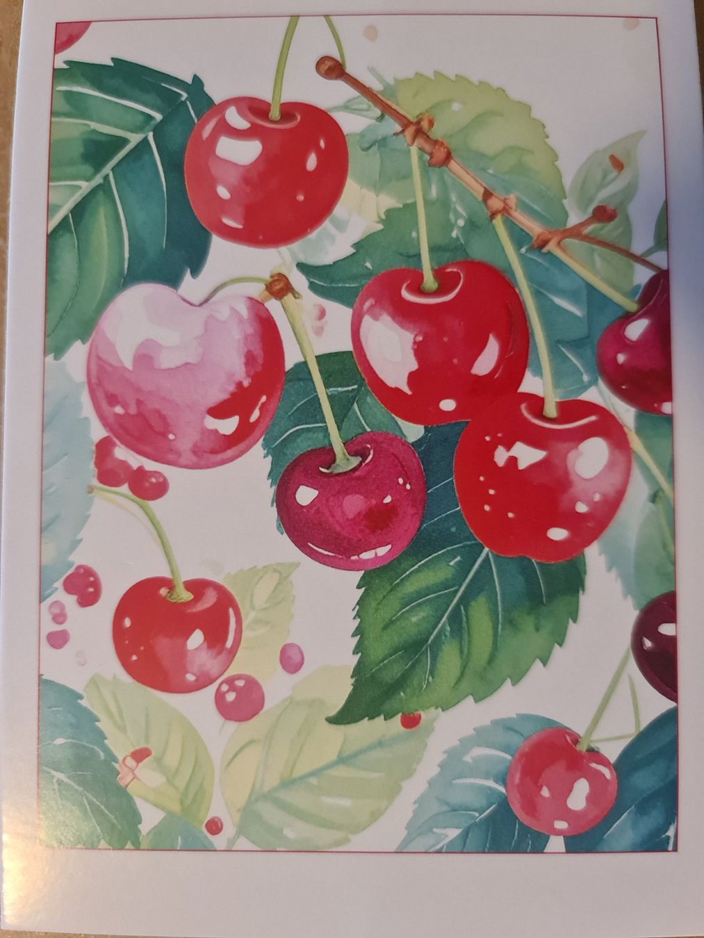 Cartoline postali: Ansichtskarte Kirschen – Usato da Dintikon venduto da Vexi