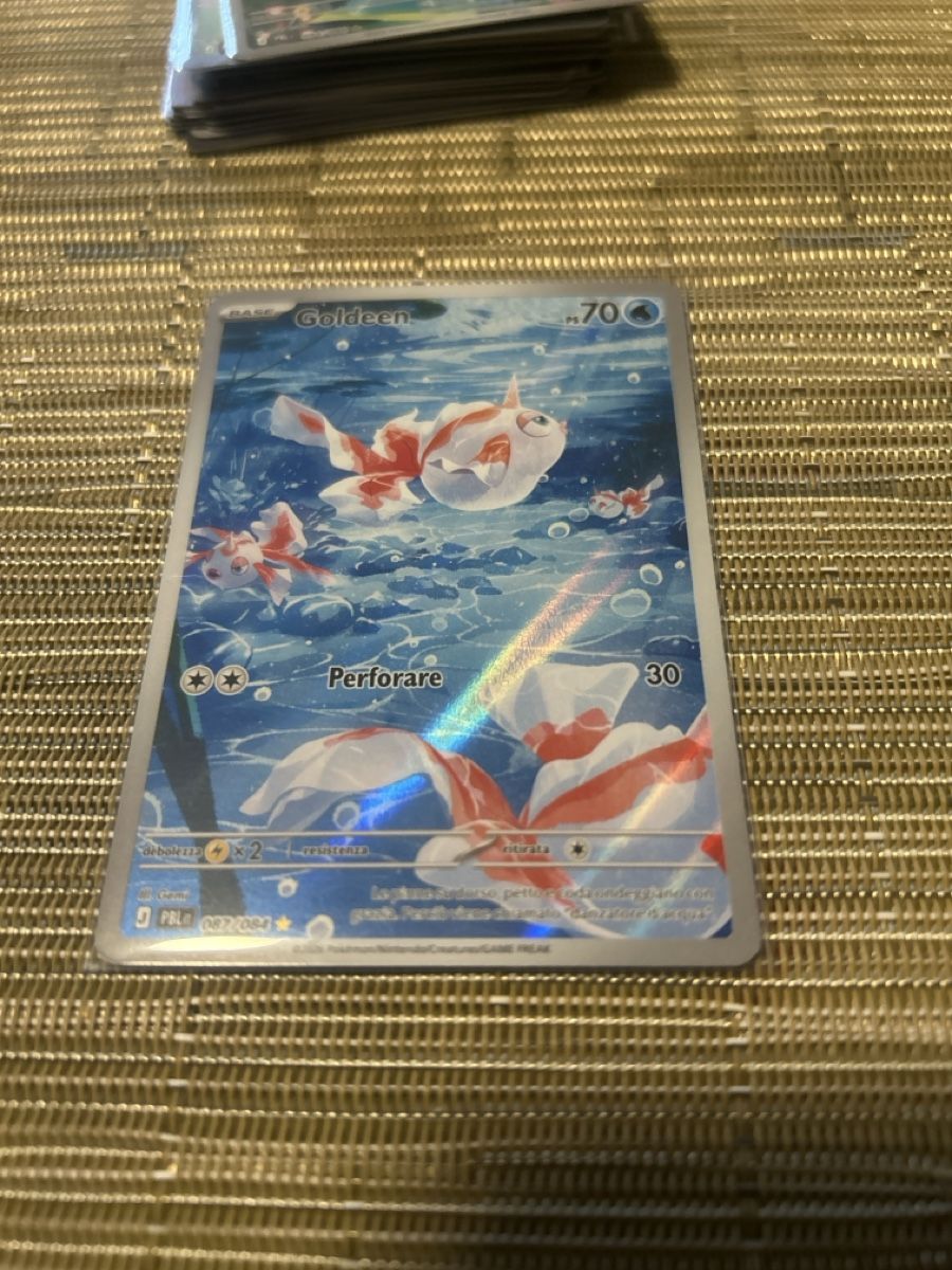 Pokémon Sammelbilder & Trading cards: Goldeen (full art) – Gebraucht aus Bellinzona von hed_d2by