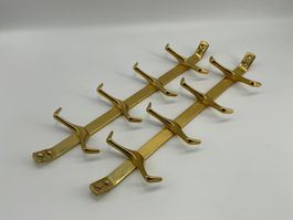 Wandgarderobe - 2 Stück - Alu Gold
