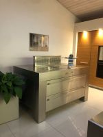 Exklusive Edelstahl-Kochinsel – White House