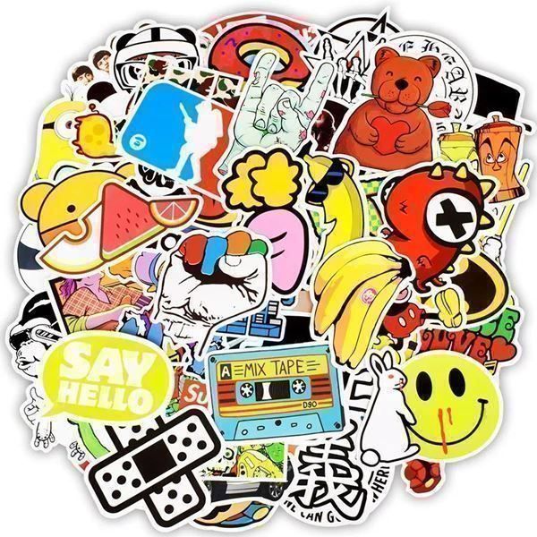 Sticker: 100 Stk.MIXED Grafiti Aufkleber – Nuovo e nell'imballaggio originale da Winterthur venduto da Neilpryde01 2