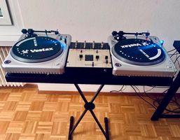 VESTAX PDX-2000 MK2 inkl. PMC-05 Pro Battle Mixer & DJ Tisch