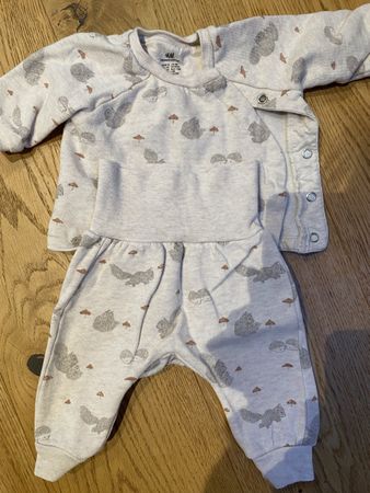 Baby Set H&M mit Igel Motiv Grösse 56 guter Zustand