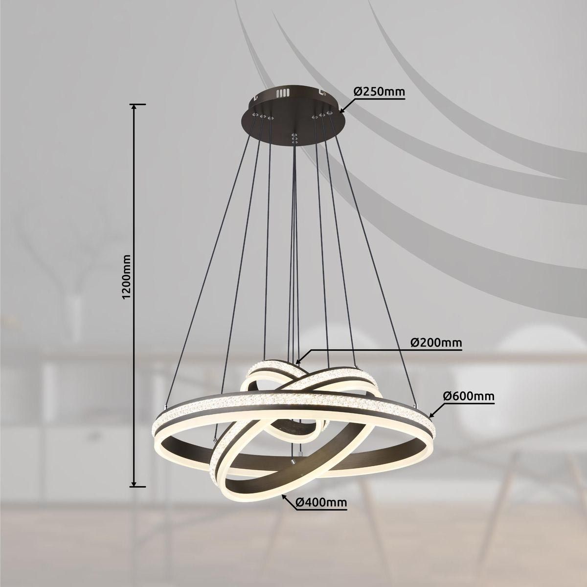 Kronleuchter & Deckenlampen: LED Pendelleuchte, CCT, 120 cm Höhe – Neu (gemäss Beschreibung) aus Kreuzlingen von Smart-Light 2