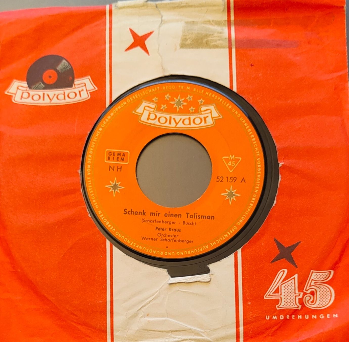 Vinyles: Vinyl-Single Peter Kraus - Schenk mir einen Talisman – D'occasion à Langenthal par Modo39