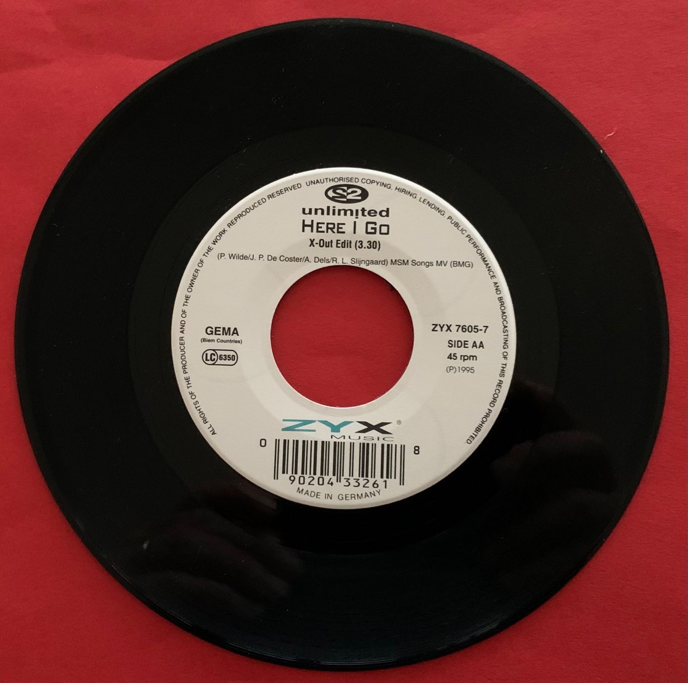 Dischi in vinile: 2 Unlimitet / Here I Go – Usato da Spiez venduto da martin-7973 3