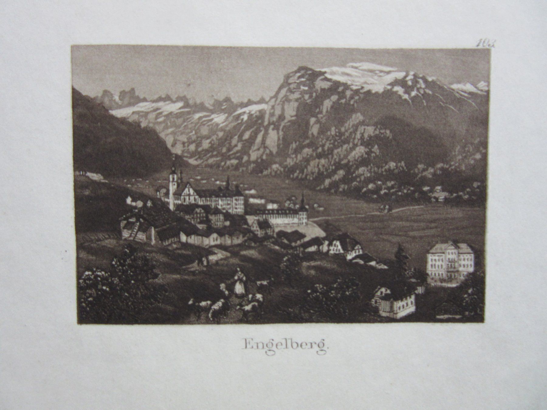 Stiche: ENGELBERG AQUATINTA – Gebraucht aus Gersau von grafik-kunst