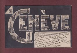 GENEVE - Multivues - 1904