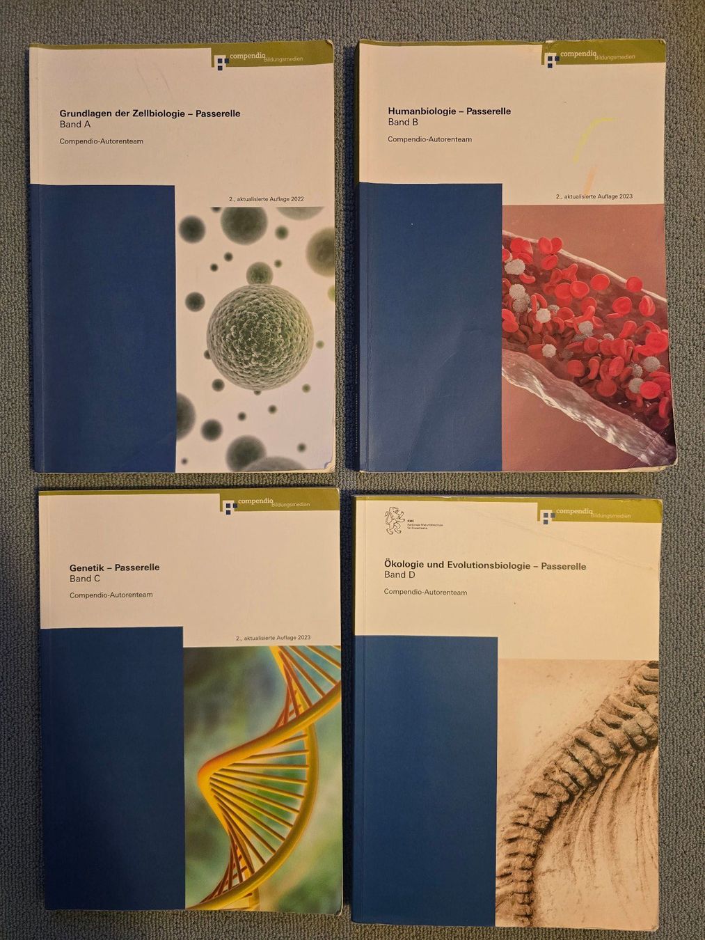Bücher: Compendio Passerelle: Zellbiologie bis Evolution, Top! – Gebraucht aus Fehraltorf von buylow3000