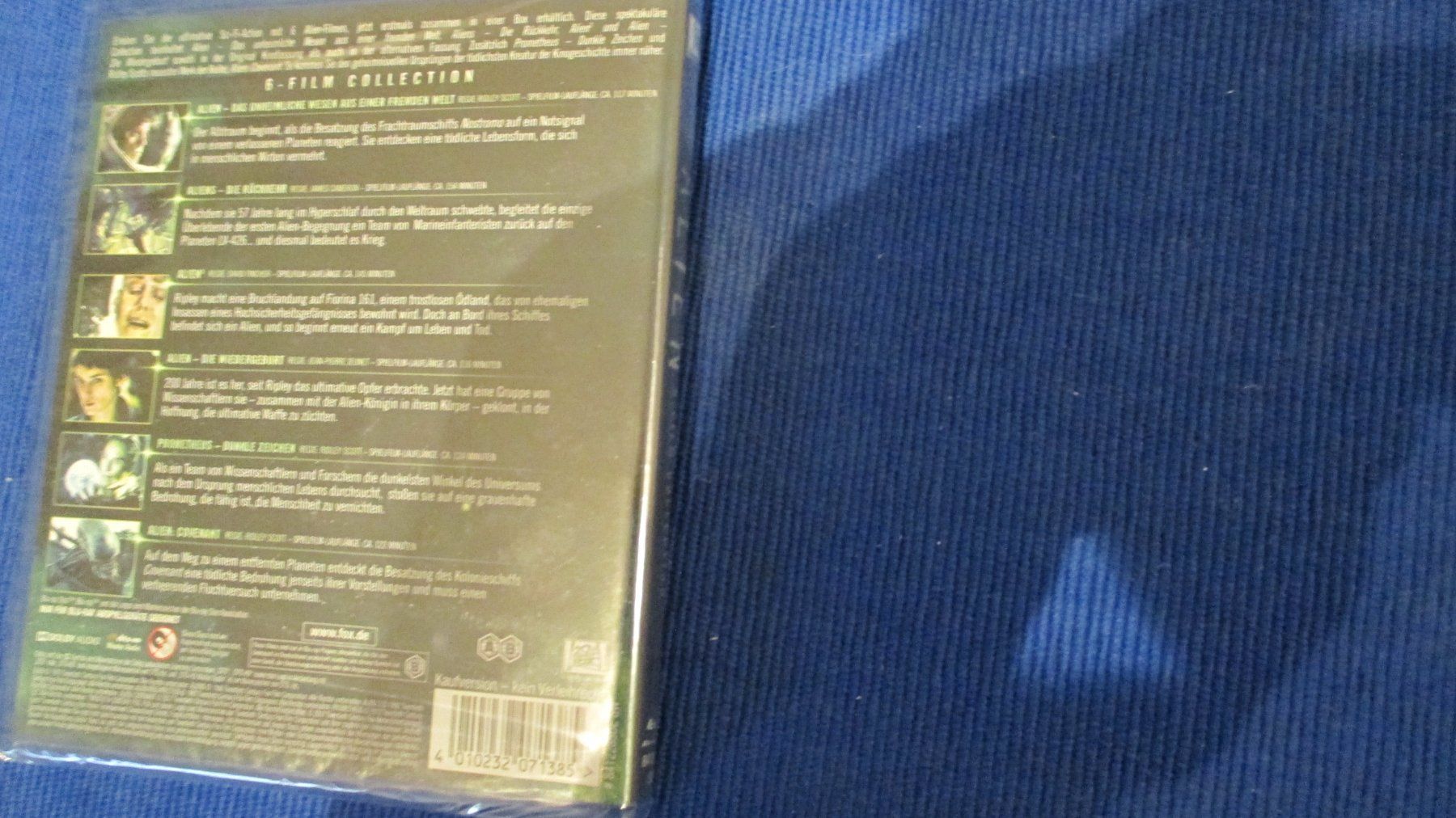 Tous les DVDs: ALIEN 1-6 ALLE / blu ray  TOP – Neuf avec emballage d'origine à Wattenwil par Firebird1 5