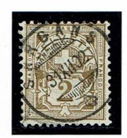 Type chiffre 58B Vollstempel Sargans SG