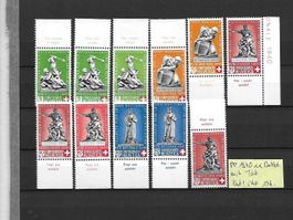 PP 1940 ** Restlot mit Tab Kat: CHF 136.-