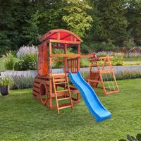 Spielturm NONI mit Doppelschaukel - 420x280cm