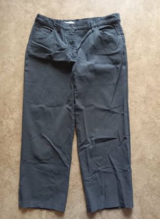 Yessica Stretch-Hose grau Gr. 42, bequem & leicht