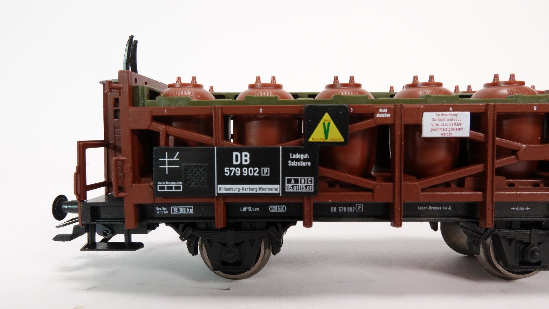 Piko Modellini di ferrovie: c1 Piko DB Säuretopfwagen 2) – Usato da Uetendorf venduto da tigermuegi 8