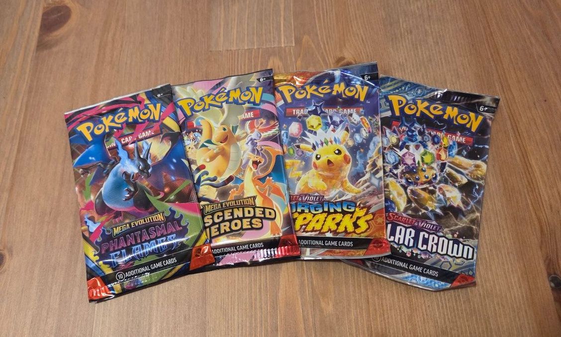 Pokémon Carte collezionabili: Resealed Pokémon Booster Pack diverse Serien – Nuovo (secondo la descrizione) da Winterthur venduto da das_9dky