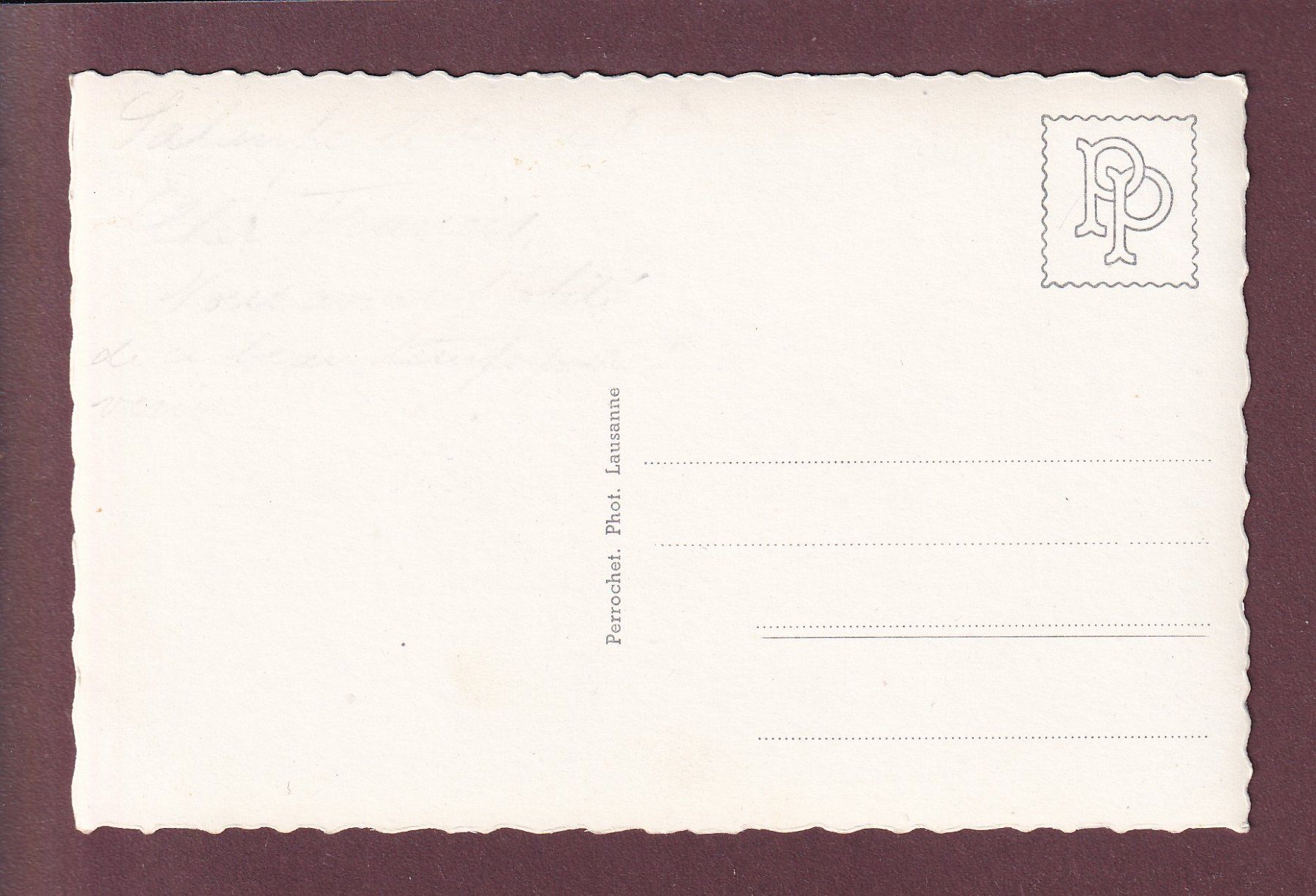 Cartoline postali: VAN D'EN HAUT - Haute Cime – Usato da Pully venduto da nicecards 1